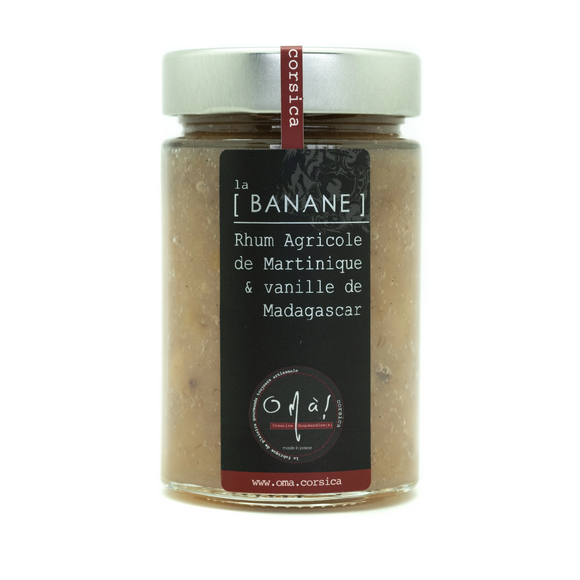 CONFITURE BANANE VANILLE RHUM