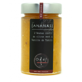 CONFITURE ANANAS-CITRON VERT VANILLE