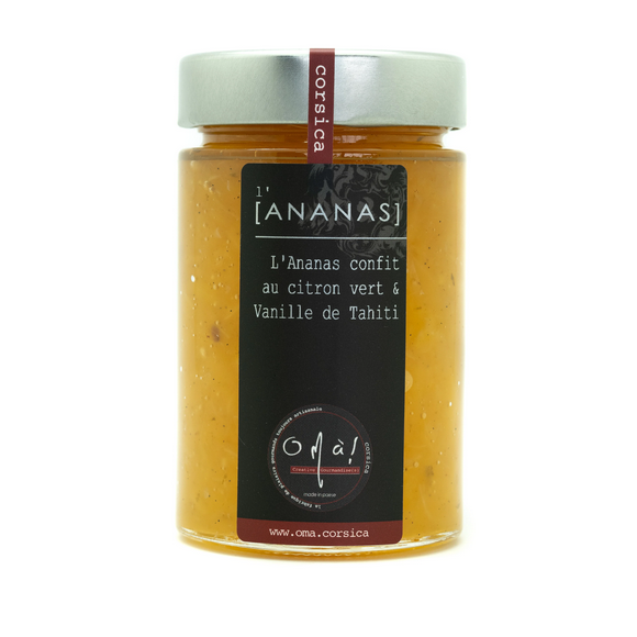 CONFITURE ANANAS-CITRON VERT VANILLE