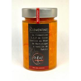 CONFITURE CLEMENTINE RHUM VANILLE