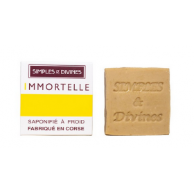 SAVON SOLIDE IMMORTELLE SIMPLES ET DIVINES