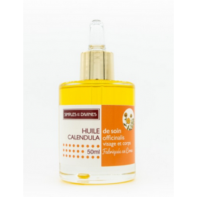 HUILE DE SOINS CALENDULA VISAGE ET CORPS SIMPLES ET DVINES