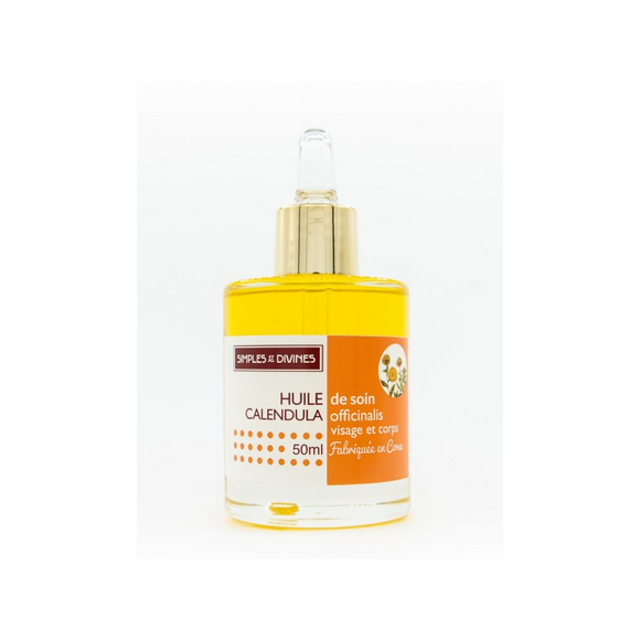 HUILE DE SOINS CALENDULA VISAGE ET CORPS SIMPLES ET DVINES