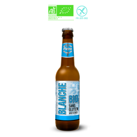 BIÈRE BLANCHE  BIO SANS GLUTEN PIETRA